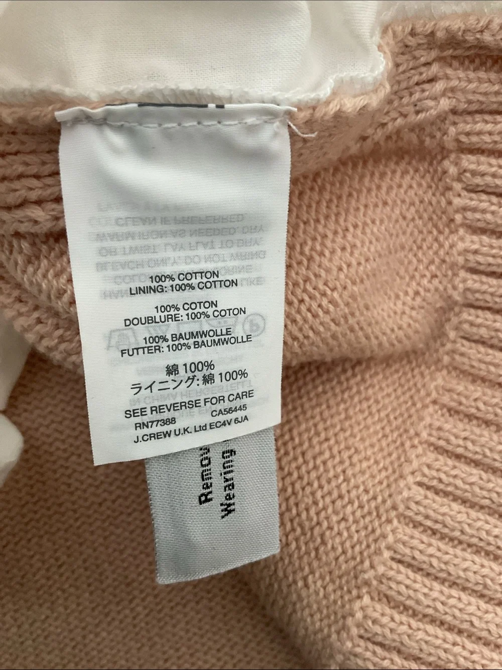 J. Crew Pink and White Eyelet Knit Peplum Top
